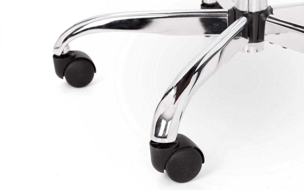 Julian Bowen Gio Upholstered Ivory Faux Leather Office Chair