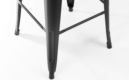 Julian Bowen Grafton Black Metal Bar Stool