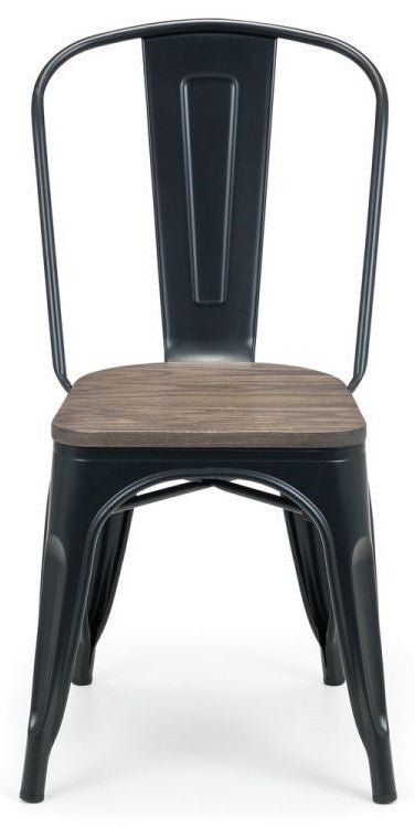 Julian Bowen Grafton Mocha Wooden Dining Chair