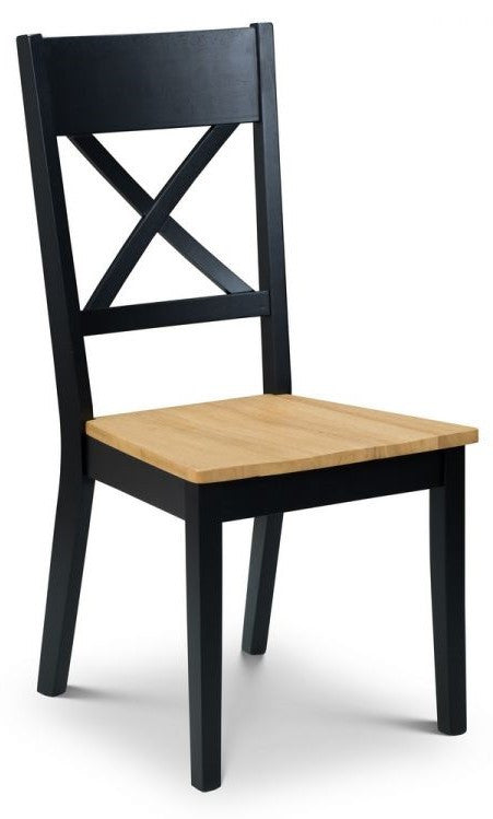 black and oak dining chairs