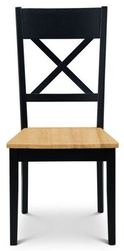 Julian Bowen Hockley Black And Oak Dining Chair(Sold In Pairs)