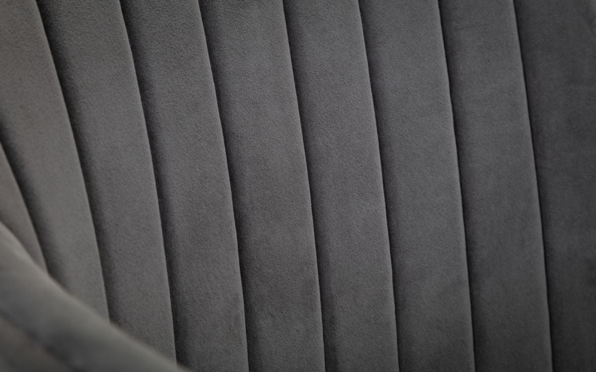 Julian Bowen Kahlo Grey Velvet Swivel Office Chair