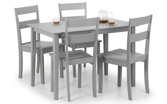 Julian Bowen Kobe Lunar Grey 112Cm Rect. Dining Table