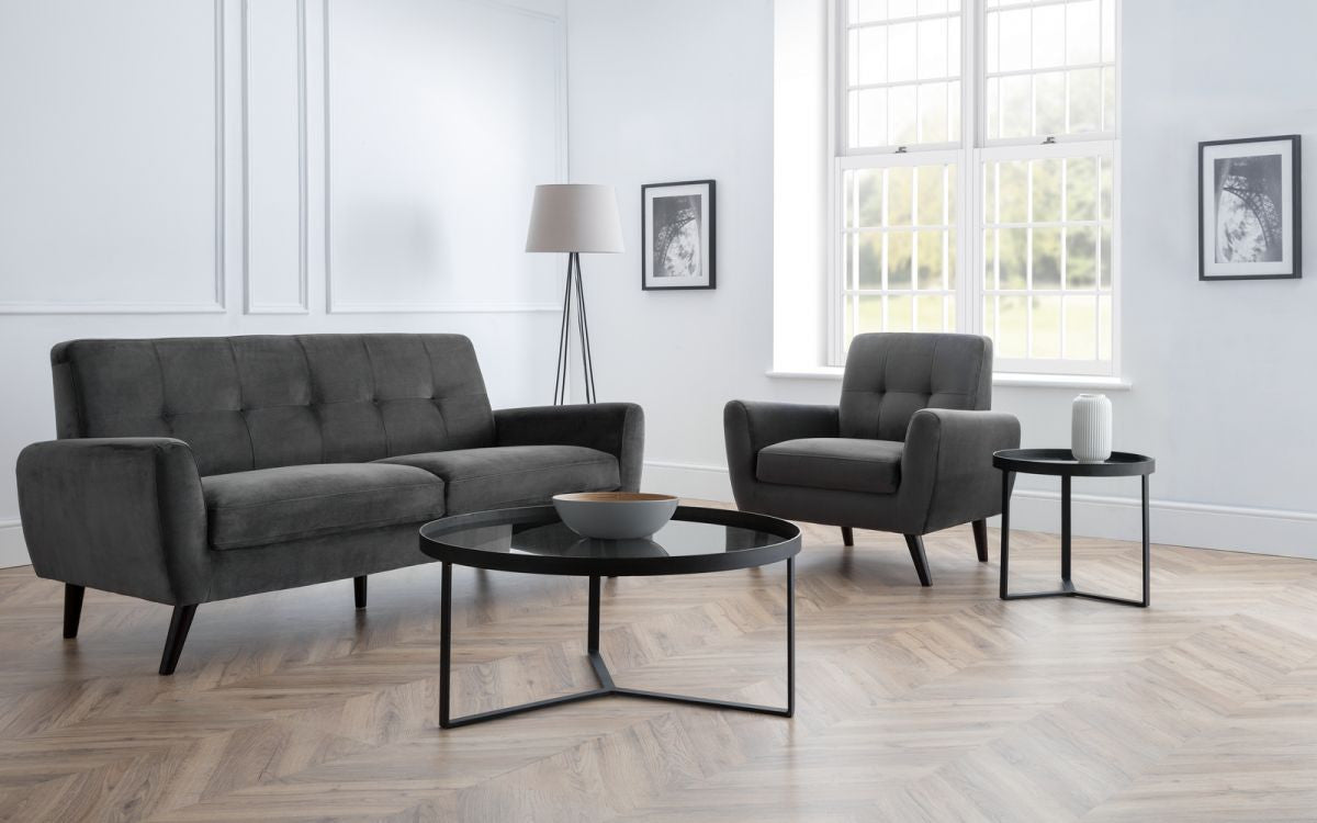 Julian Bowen Loft Smoked Glass Coffee Table