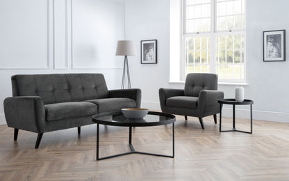 Julian Bowen Loft Smoked Glass Coffee Table