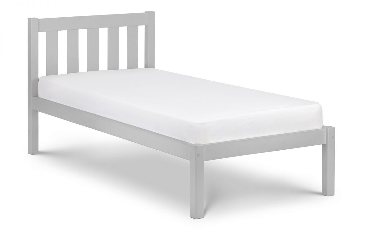 Julian Bowen Luna Dove Grey 4ft6 Double Solid Pine Bed