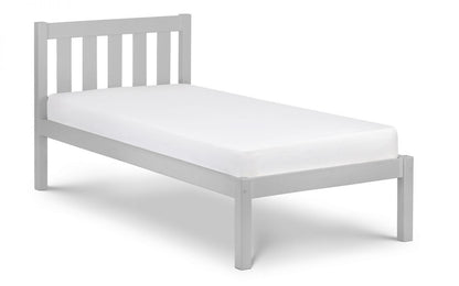 Julian Bowen Luna Dove Grey 4ft6 Double Solid Pine Bed