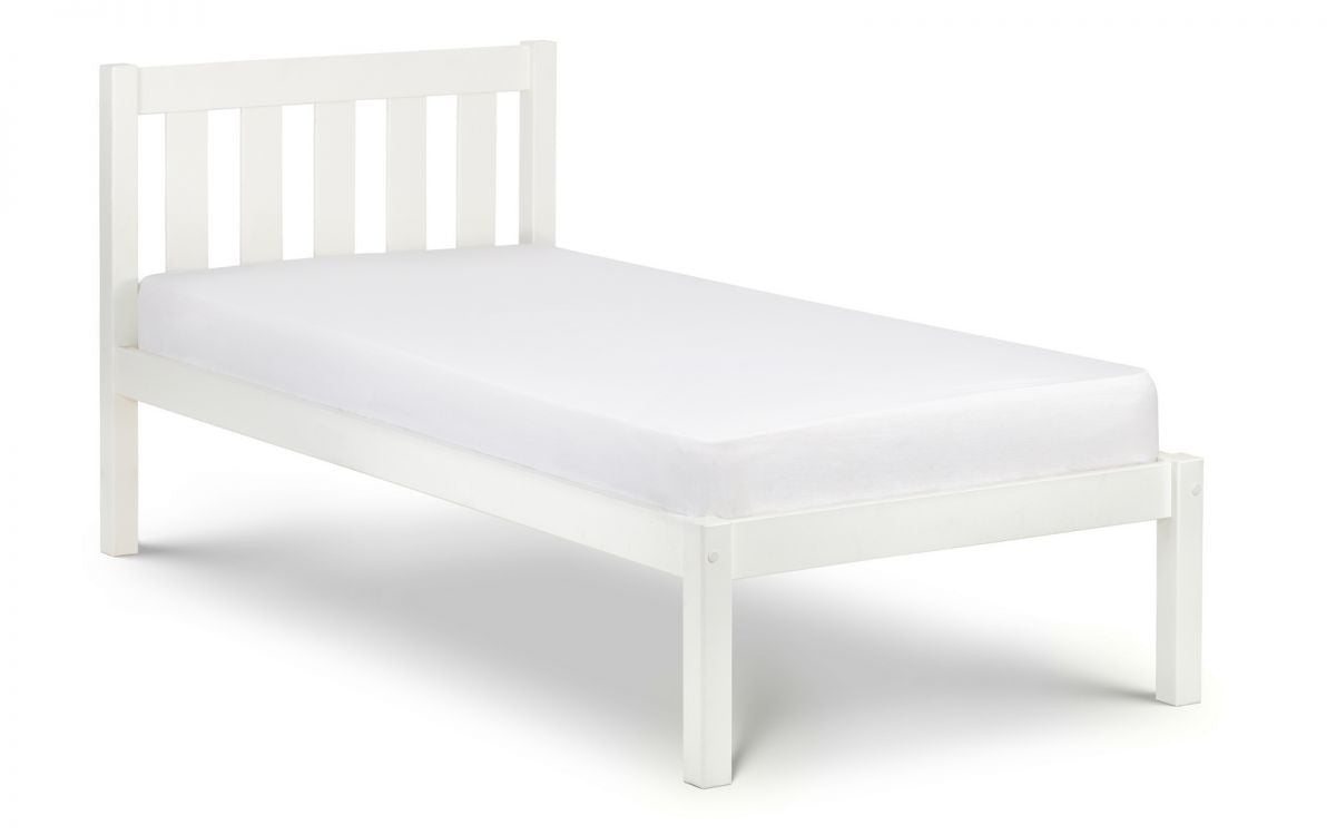 Julian Bowen Luna Surf White 4ft6 Double Solid Pine Bed