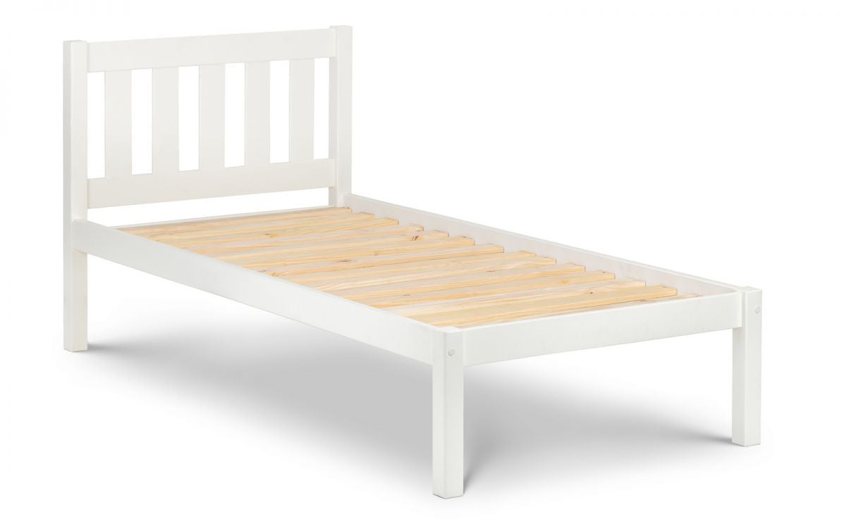 Julian Bowen Luna Surf White 4ft6 Double Solid Pine Bed