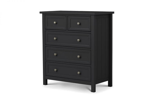 Julian Bowen Maine Anthracite 3+2 Drawer Wooden Chest
