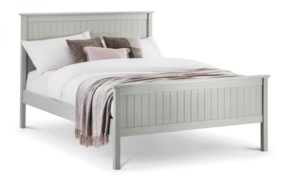 Julian Bowen Maine Dove Grey 3ft Single Wooden Bed