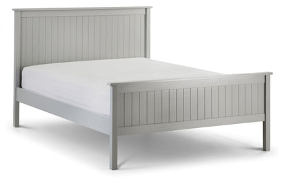 Julian Bowen Maine Dove Grey 3ft Single Wooden Bed