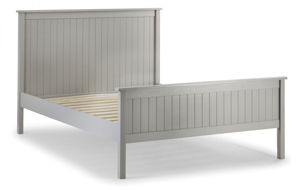 Julian Bowen Maine Dove Grey 3ft Single Wooden Bed