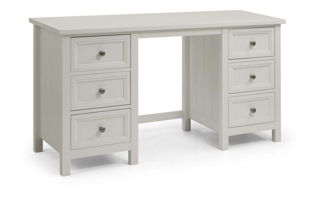 Julian Bowen Maine Dove Grey Wooden Dressing Table