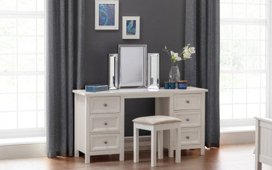 Julian Bowen Maine Surf White Pine Dressing Table