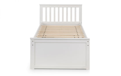 Julian Bowen Maisie White Pine Captains Bed With Underbed And Drawers