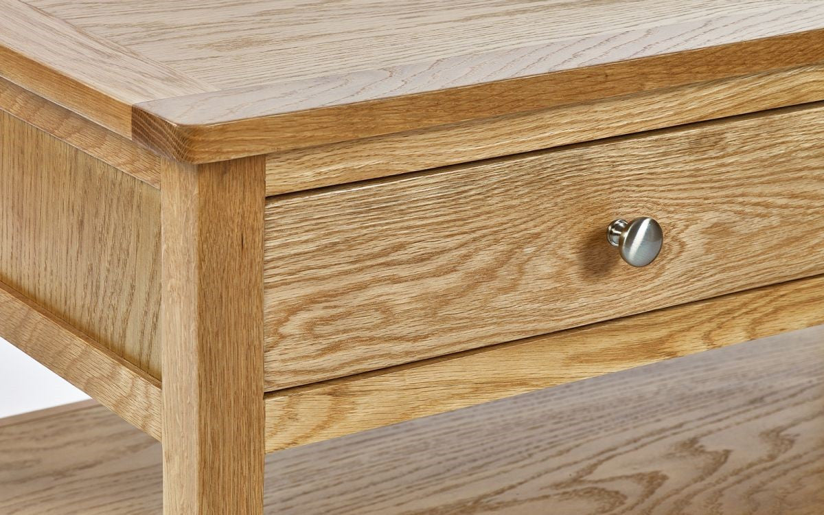 Julian Bowen Mallory Oak 2 Drawers Coffee Table