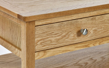 Julian Bowen Mallory Oak 2 Drawers Coffee Table