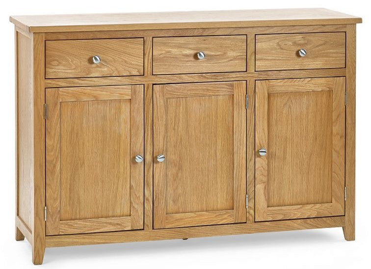 Julian Bowen Mallory Oak Large Sideboard