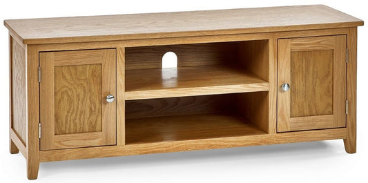 Julian Bowen Mallory Oak Widescreen Tv Unit