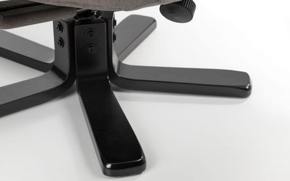 Julian Bowen Malmo Grey Linen Swivel Recliner & Stool