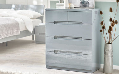 Julian Bowen Manhattan Grey 3+2 Drawer Chest