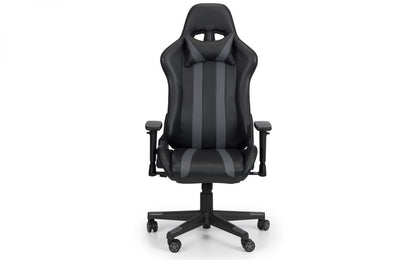 Julian Bowen Meteor Black Faux Leather Gaming Chair