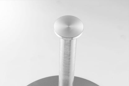 Julian Bowen Milan 120Cm Round Glass Pedestal Dining Table