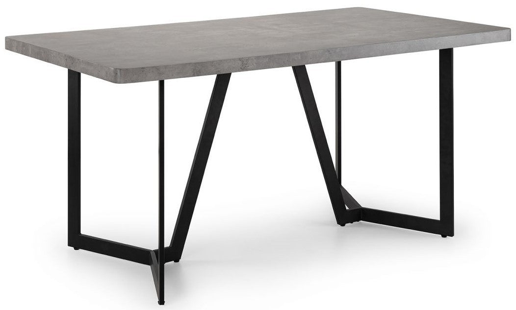 Julian Bowen Miller Concrete Effect Dining Table