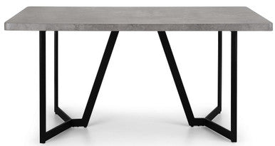 Julian Bowen Miller Concrete Effect Dining Table