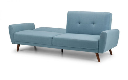 Julian Bowen Monza Blue Fabric Sofa Bed