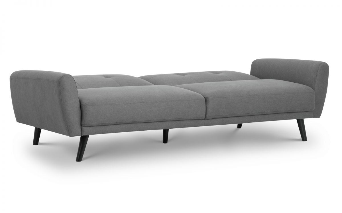Julian Bowen Monza Grey Fabric Compact Retro Sofabed