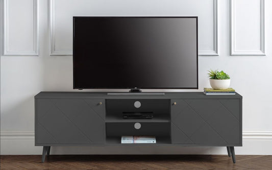 Julian Bowen Moritz Grey Melamine Tv Unit