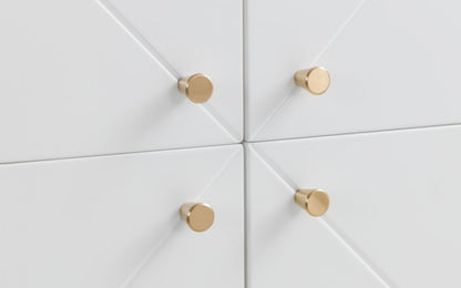 Julian Bowen Moritz Oak & White 4 Door Cabinet