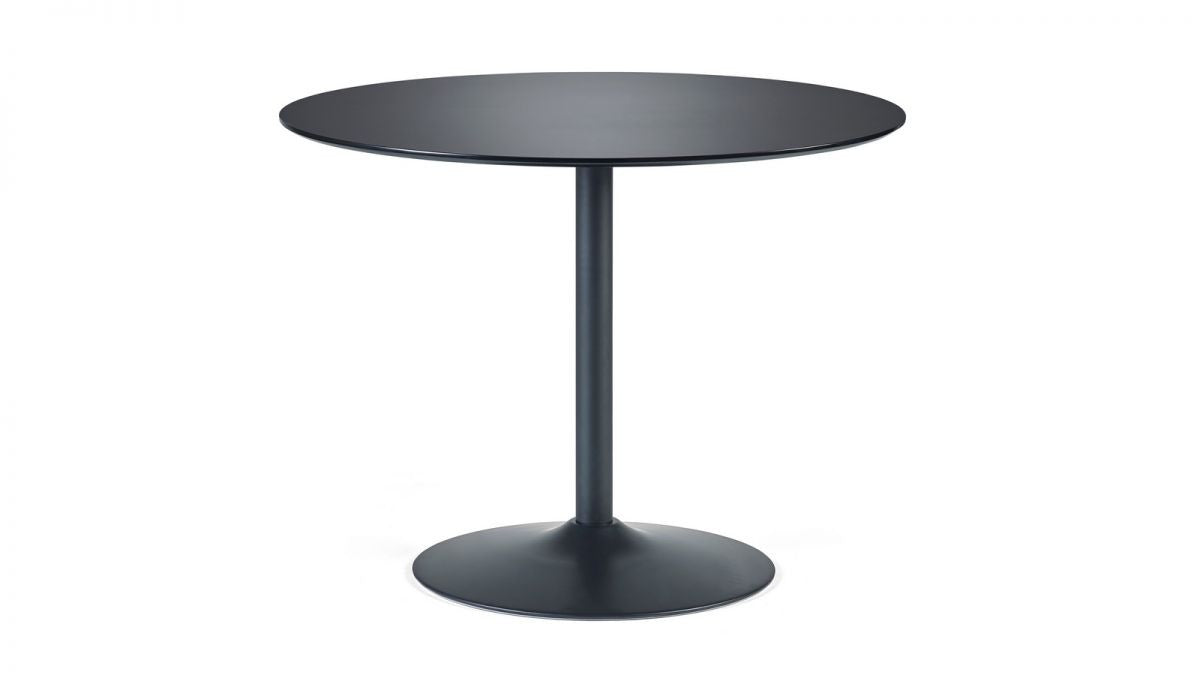 Julian Bowen Nero Black Wooden Round Dining Table