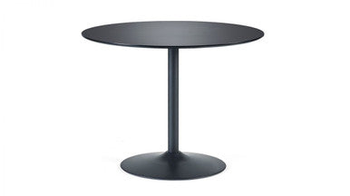 Julian Bowen Nero Black Wooden Round Dining Table