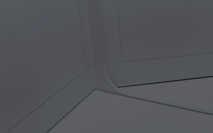 Julian Bowen Newport Anthracite Corner Dining Set With Storage Bench