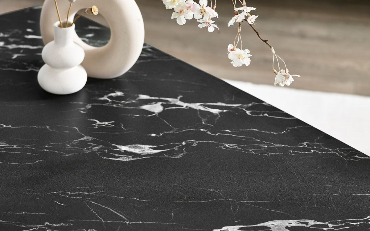 Julian Bowen Olympus Black Marble Coffee Table
