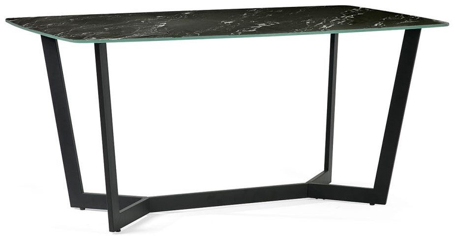Julian Bowen Olympus Black Marble Dining Table