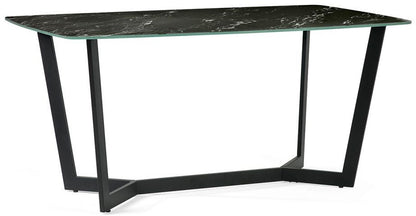 Julian Bowen Olympus Black Marble Dining Table