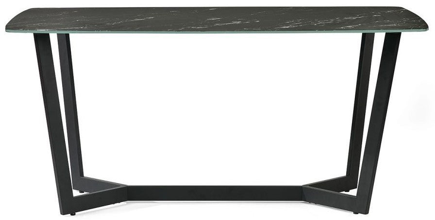Julian Bowen Olympus Black Marble Dining Table