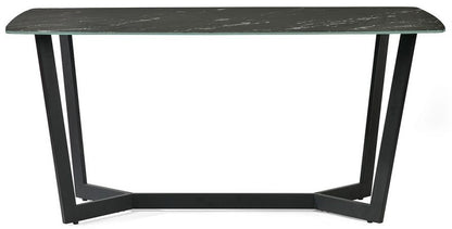 Julian Bowen Olympus Black Marble Dining Table