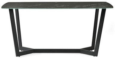 Julian Bowen Olympus Black Marble Dining Table