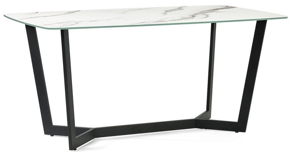 Julian Bowen Olympus White Marble Dining Table
