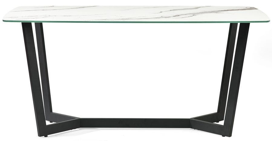 Julian Bowen Olympus White Marble Dining Table