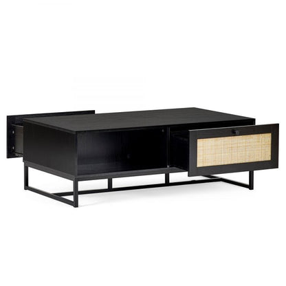 Julian Bowen Padstow Black Coffee Table