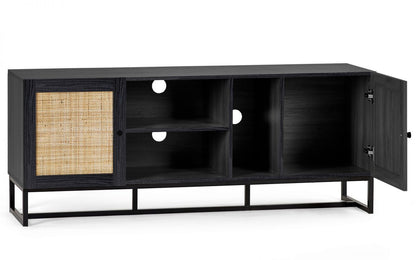 Julian Bowen Padstow Black Tv Unit
