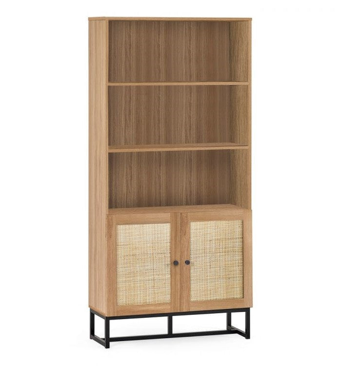 Julian Bowen Padstow Oak Tall Bookcase