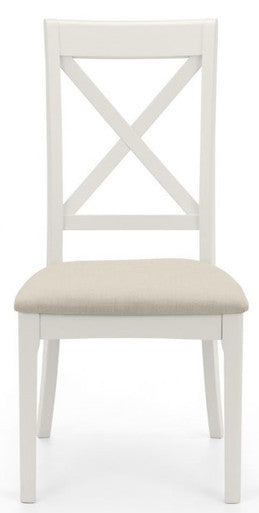 2 x Julian Bowen Provence Grey Oak Dining Chairs