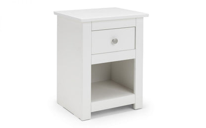 Julian Bowen Radley Surf White Wooden Bedside Cabinet